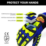 Intra-FIT Heavy-duty Rescue Extrication Glove Impact, Protection, Super Dexterity 5, EN388:2016 4544FP; ANSI CUT LEVEL A8