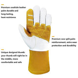 Intra-FIT Cowhide MIG Welding Gloves, EN388-2132X, EN407-413X4X, EN12477 TYPE A