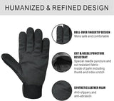 Intra-FIT Needle Puncture & Thorn Proof Gloves,Level 3 Needlestick Resistant Work gloves for Garden & Animal Handling