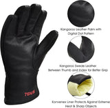 Intra-FIT Structural NFPA 1971 Fire Fighter Glove,Kangaroo Leather,3D Curved Fingers, Heat Resistance, Flame Resistance, Fire-Fighting Gloves